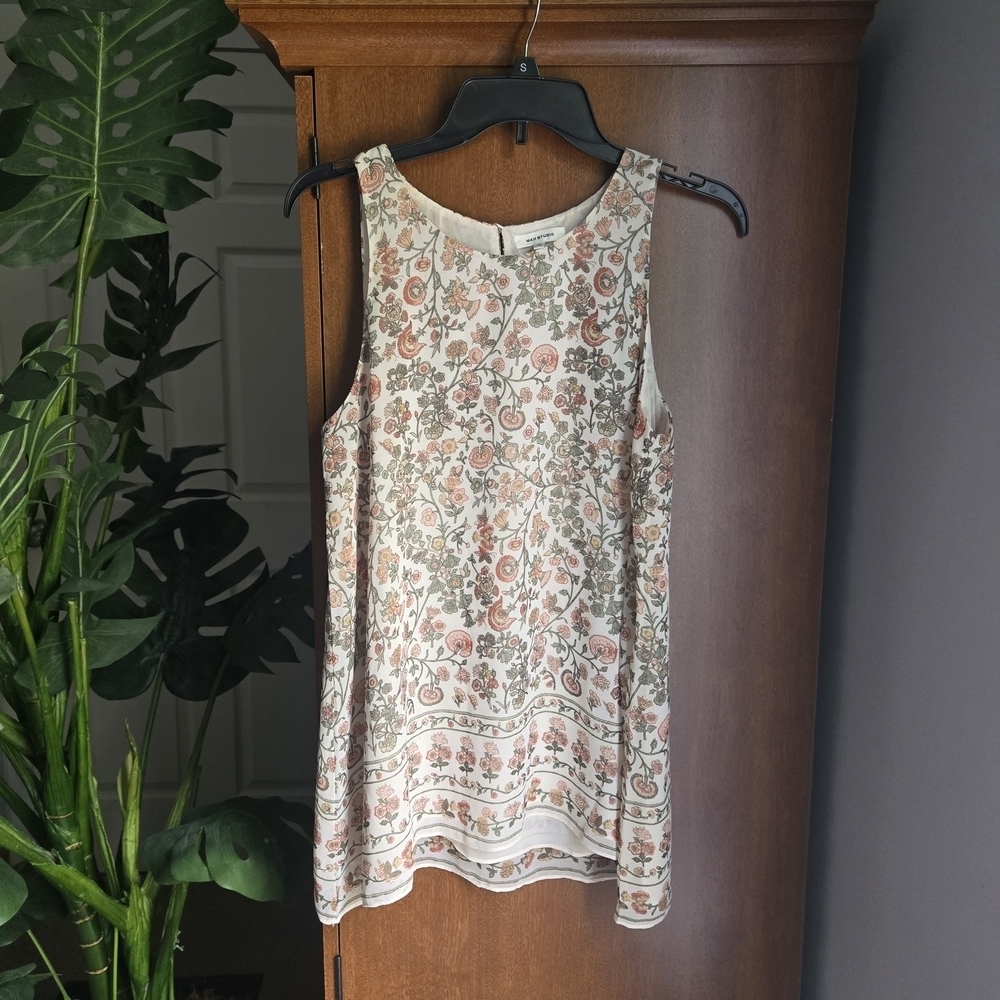Max Studio Multicolored Sleeveless Tank Top